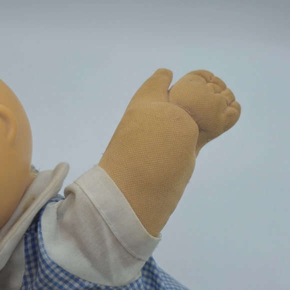 Vintage 1985 Cabbage Patch Kids Preemie Boy Blonde Hair Brown Eyes Baby Doll - Picture 14 of 16